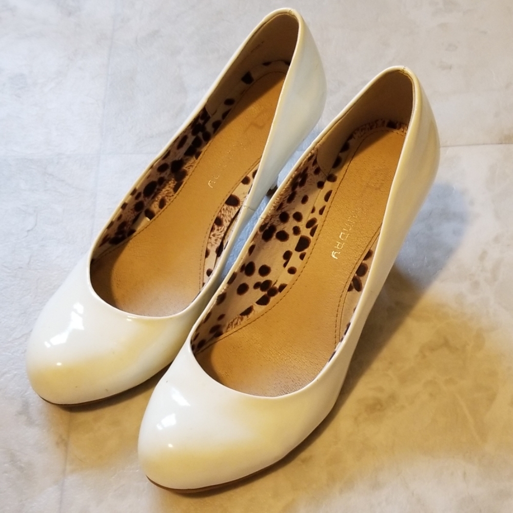White pumps